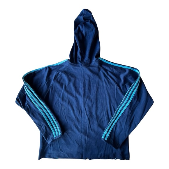 Vintage Adidas Full Zip Hoodie, Large Y2K 90s - Picture 2 of 8